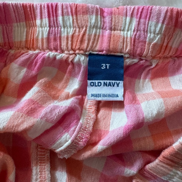 Old Navy Pink Plaid Kids Set - Picture 2 of 2